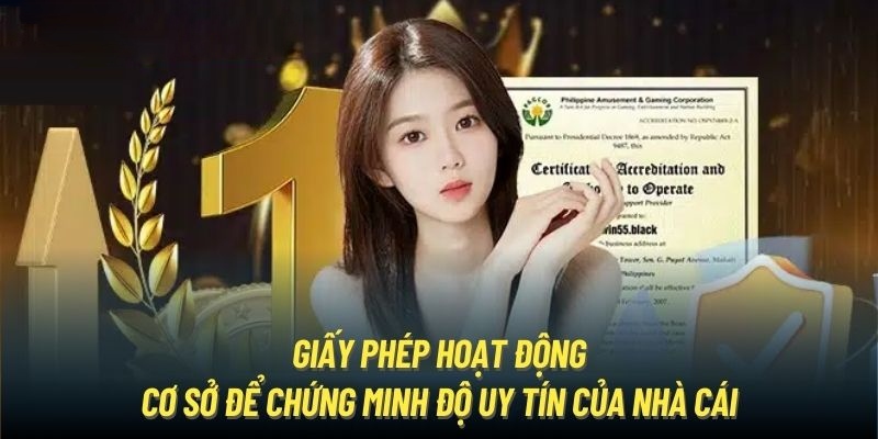 Một số giấy phép nhà cái tiêu biểu nhất